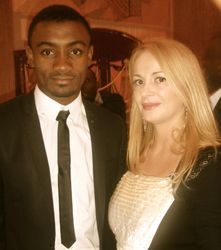 Salomon Kalou & Delia Antal
