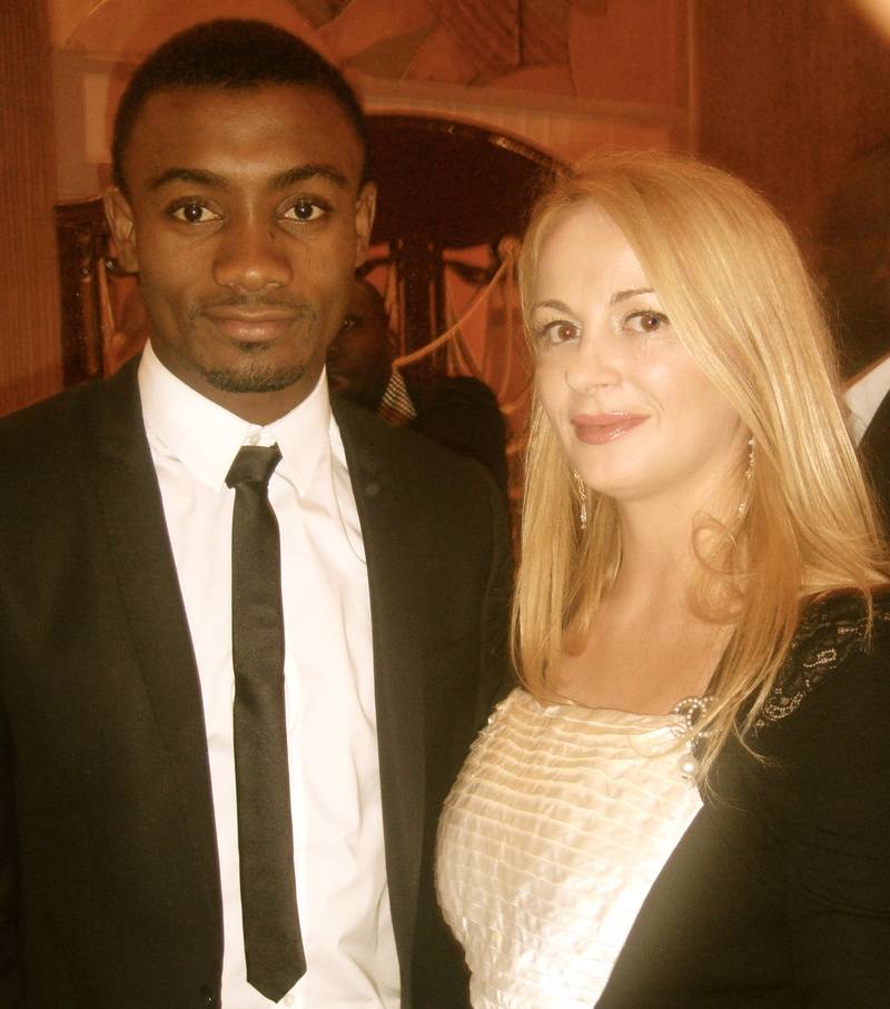 Salomon Kalou & Delia Antal